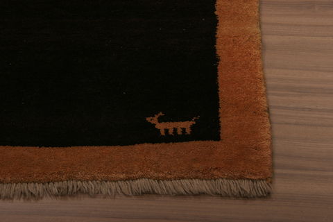 Gabbeh Multicolor Hand Knotted 29 X 64 Area Rug 155-76354 Image 3