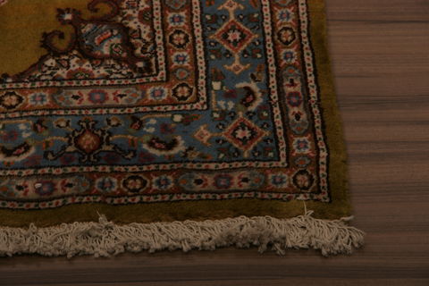 Mood Multicolor Hand Knotted 26 X 39  Area Rug 155-76369 Image 3