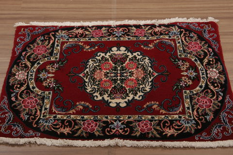 Tabriz Red Hand Knotted 24 X 31  Area Rug 155-76373 Image 1