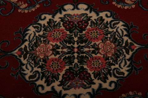 Tabriz Red Hand Knotted 24 X 31  Area Rug 155-76373 Image 3