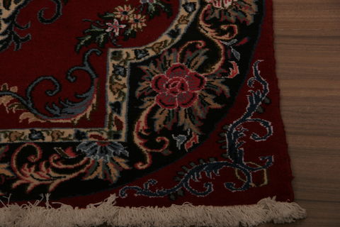 Tabriz Red Hand Knotted 24 X 31  Area Rug 155-76373 Image 4