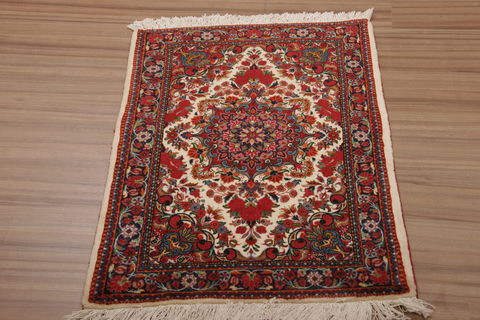 Sarouk Multicolor Hand Knotted 24 X 34 Area Rug 155-76377 Image 2