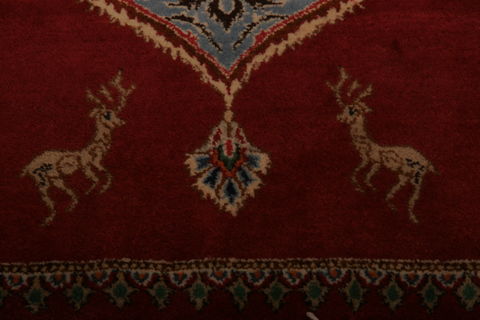 Mood Multicolor Hand Knotted 22 X 45  Area Rug 155-76383 Image 4