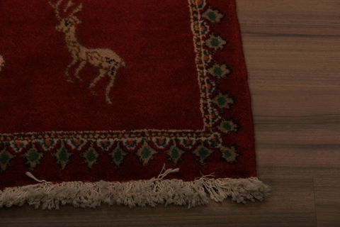 Mood Multicolor Hand Knotted 22 X 45  Area Rug 155-76383 Image 5