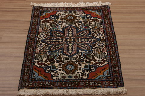 Ardebil Multicolor Hand Knotted 22 X 31 Area Rug 155-76386 Image 1