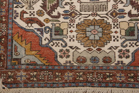 Ardebil Multicolor Hand Knotted 22 X 31 Area Rug 155-76386 Image 8