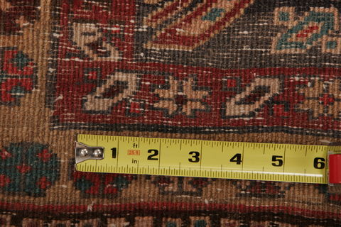 Meshkin Multicolor Runner Hand Knotted 35 X 103 Area Rug 155-76387 Image 9
