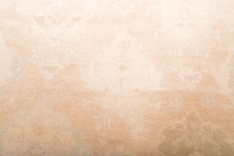 Oushak Beige Hand Knotted 82 X 100 Area Rug 100-76390 Image 1