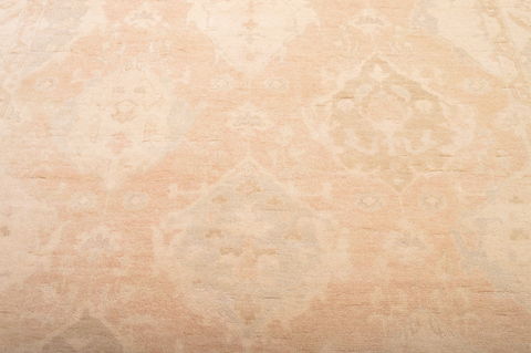 Oushak Beige Hand Knotted 82 X 100 Area Rug 100-76390 Image 3