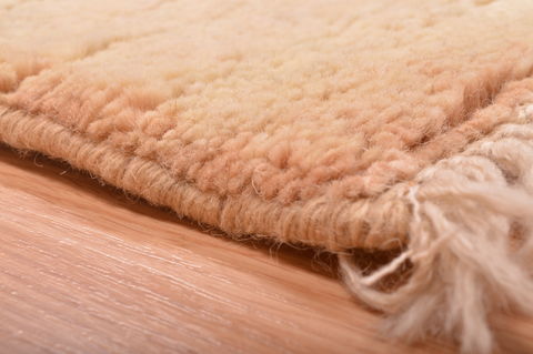 Oushak Beige Hand Knotted 82 X 100 Area Rug 100-76390 Image 6