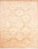 Oushak Beige Hand Knotted 710 X 911  Area Rug 100-76393 Thumb 0