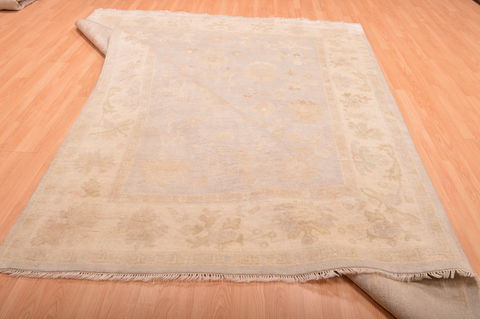 Oushak Beige Hand Knotted 710 X 100 Area Rug 100-76394 Image 11