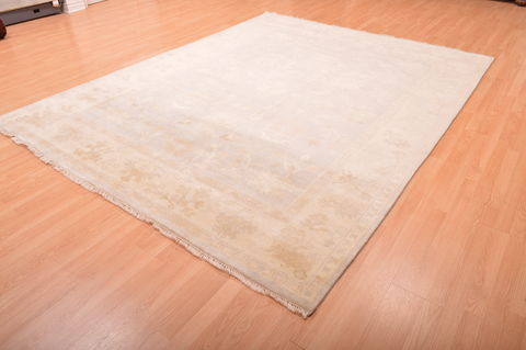 Oushak Beige Hand Knotted 710 X 100 Area Rug 100-76394 Image 15