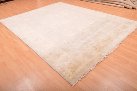 Oushak Beige Hand Knotted 710 X 100 Area Rug 100-76394 Image 16