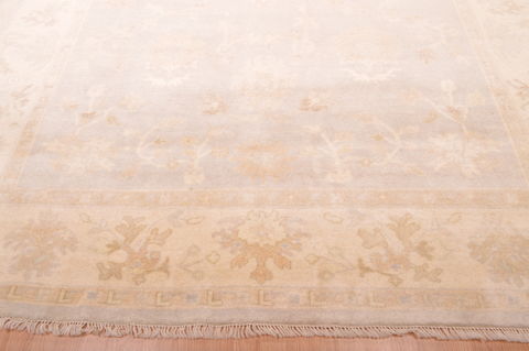 Oushak Beige Hand Knotted 710 X 100 Area Rug 100-76394 Image 18