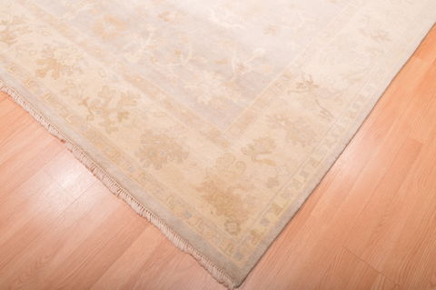 Oushak Beige Hand Knotted 710 X 100 Area Rug 100-76394 Image 19