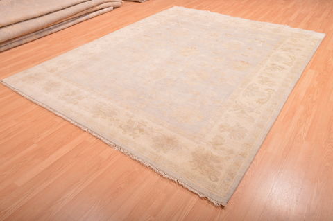 Oushak Beige Hand Knotted 710 X 100 Area Rug 100-76394 Image 2