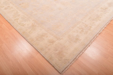 Oushak Beige Hand Knotted 710 X 100 Area Rug 100-76394 Image 4