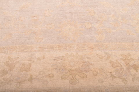 Oushak Beige Hand Knotted 710 X 100 Area Rug 100-76394 Image 5