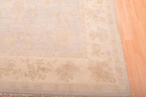 Oushak Beige Hand Knotted 710 X 100 Area Rug 100-76394 Image 7