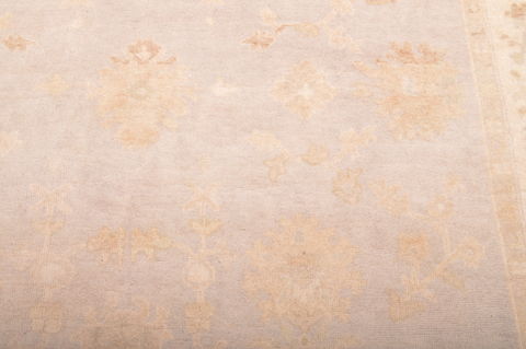 Oushak Beige Hand Knotted 710 X 100 Area Rug 100-76394 Image 8