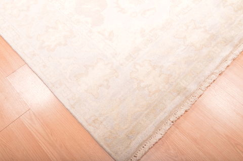 Oushak Beige Hand Knotted 711 X 911 Area Rug 100-76395 Image 17
