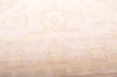 Oushak Beige Hand Knotted 711 X 911 Area Rug 100-76395 Image 18
