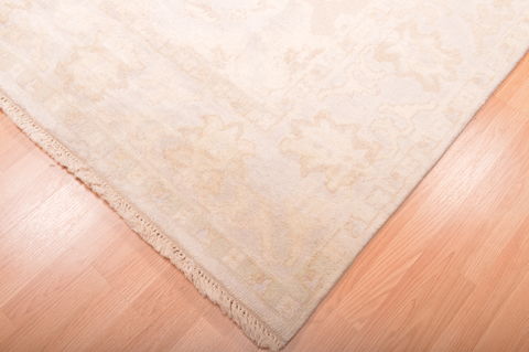Oushak Beige Hand Knotted 711 X 911 Area Rug 100-76395 Image 19