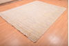 Oushak Beige Hand Knotted 711 X 911  Area Rug 100-76395 Thumb 2
