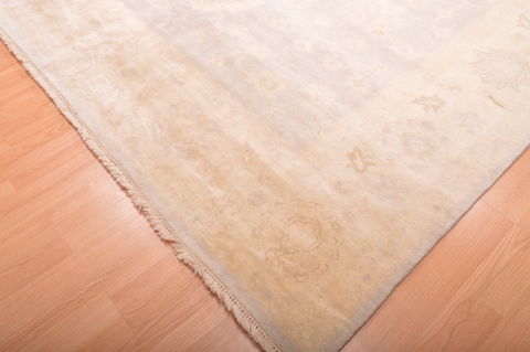 Oushak Beige Hand Knotted 99 X 138 Area Rug 100-76396 Image 14