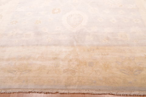 Oushak Beige Hand Knotted 99 X 138 Area Rug 100-76396 Image 15