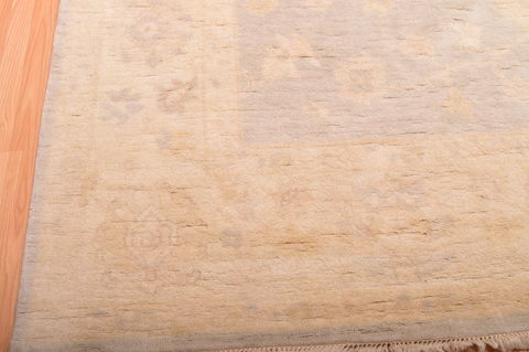 Oushak Beige Hand Knotted 99 X 138 Area Rug 100-76396 Image 20