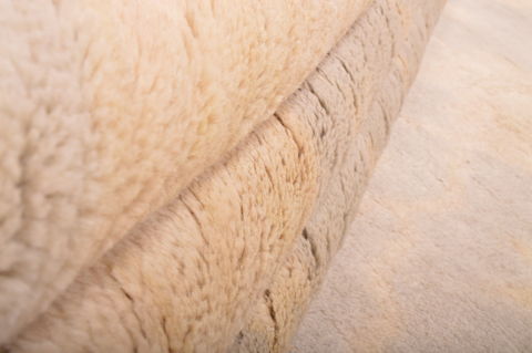 Oushak Beige Hand Knotted 99 X 138 Area Rug 100-76396 Image 7