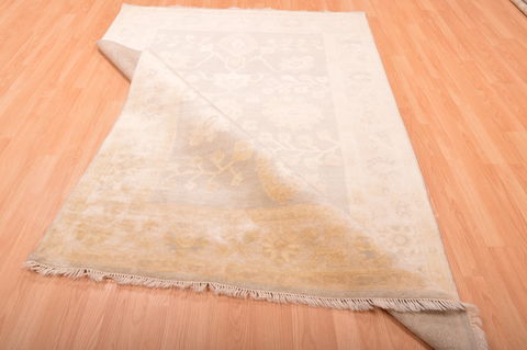 Oushak Grey Hand Knotted 58 X 711 Area Rug 100-76397 Image 16