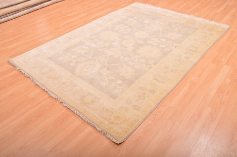 Oushak Grey Hand Knotted 58 X 711 Area Rug 100-76397 Image 2