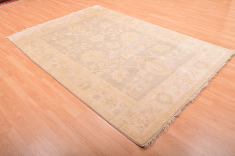 Oushak Grey Hand Knotted 58 X 711 Area Rug 100-76397 Image 3