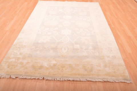 Oushak Grey Hand Knotted 58 X 711 Area Rug 100-76397 Image 4