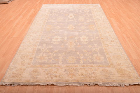 Oushak Beige Hand Knotted 511 X 811 Area Rug 100-76398 Image 11