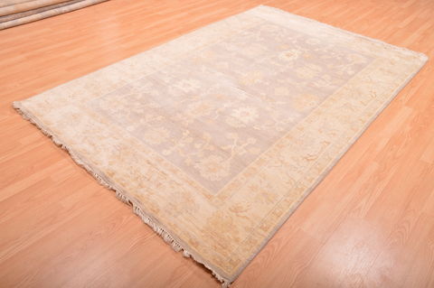 Oushak Beige Hand Knotted 511 X 811 Area Rug 100-76398 Image 12