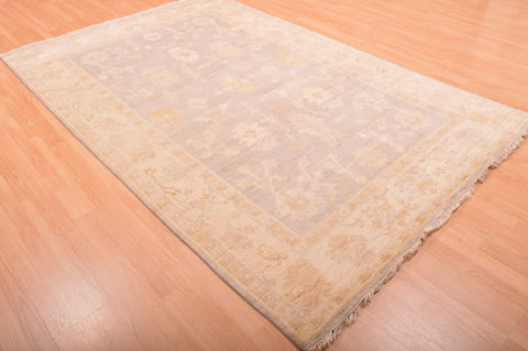 Oushak Beige Hand Knotted 511 X 811 Area Rug 100-76398 Image 13