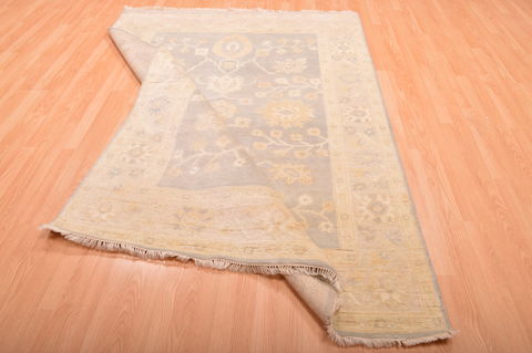 Oushak Blue Hand Knotted 57 X 711 Area Rug 100-76399 Image 10