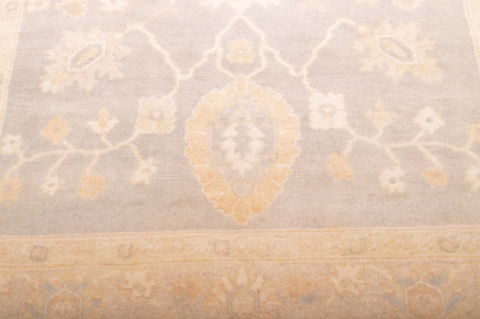 Oushak Blue Hand Knotted 57 X 711 Area Rug 100-76399 Image 3
