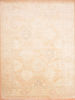 Oushak Beige Hand Knotted 89 X 118  Area Rug 100-76400 Thumb 0