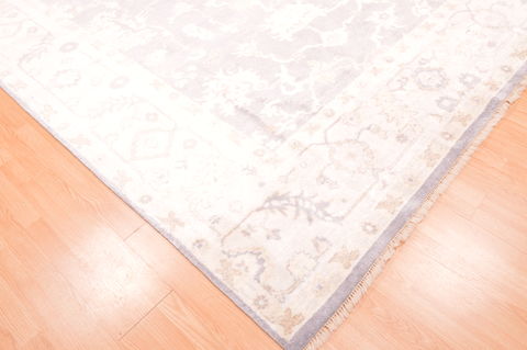 Oushak Beige Hand Knotted 80 X 911  Area Rug 100-76401 Image 16
