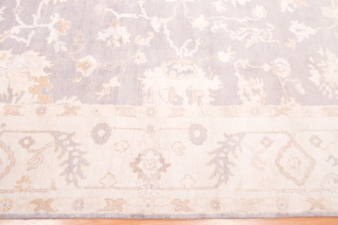 Oushak Beige Hand Knotted 80 X 911  Area Rug 100-76401 Image 18