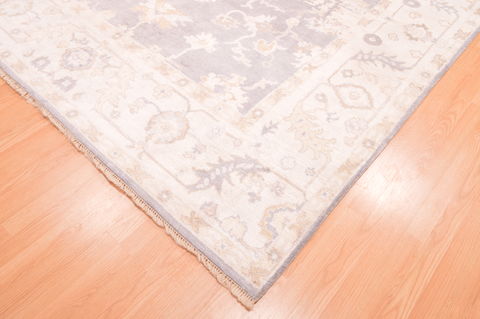 Oushak Beige Hand Knotted 80 X 911  Area Rug 100-76401 Image 1
