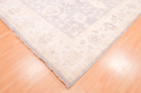 Oushak Grey Hand Knotted 80 X 911 Area Rug 100-76402 Image 10