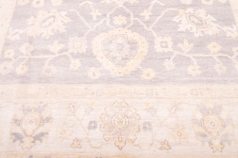 Oushak Grey Hand Knotted 80 X 911 Area Rug 100-76402 Image 11