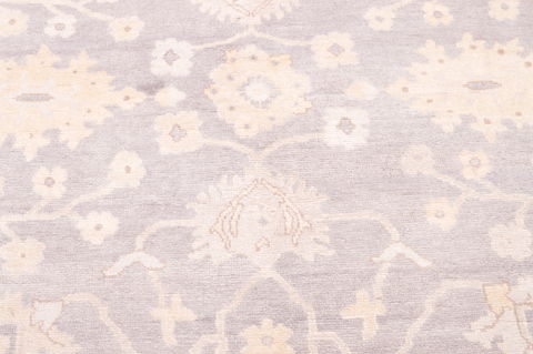 Oushak Grey Hand Knotted 80 X 911 Area Rug 100-76402 Image 12
