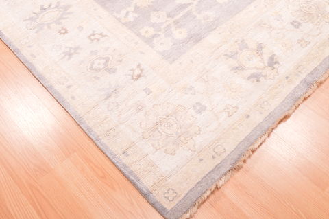 Oushak Grey Hand Knotted 80 X 911 Area Rug 100-76402 Image 13